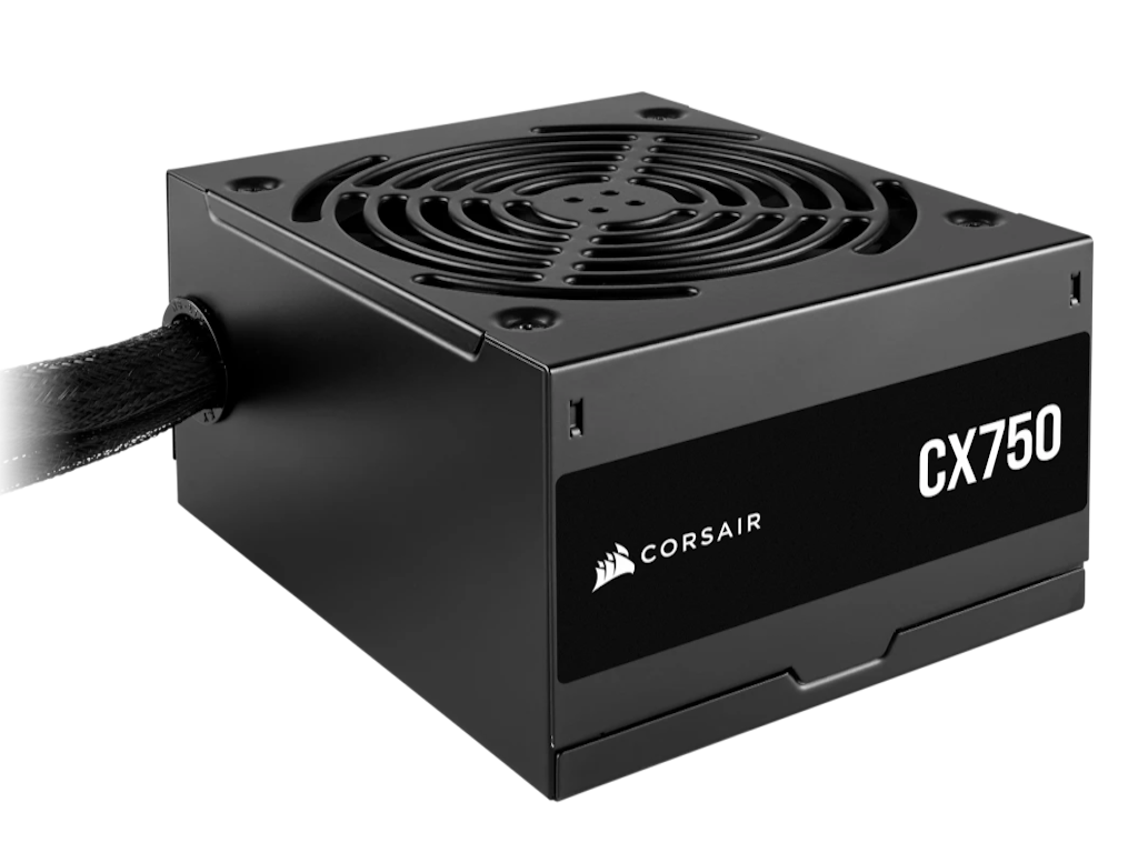 CORSAIR PSU 750W CX75080 PLUS, Bronze120mm Low-Noise fan, ATX