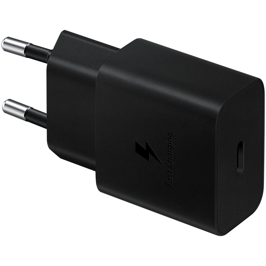 Samsung 15W Fast Charging USB-C Wall Charger Black (cable not included)