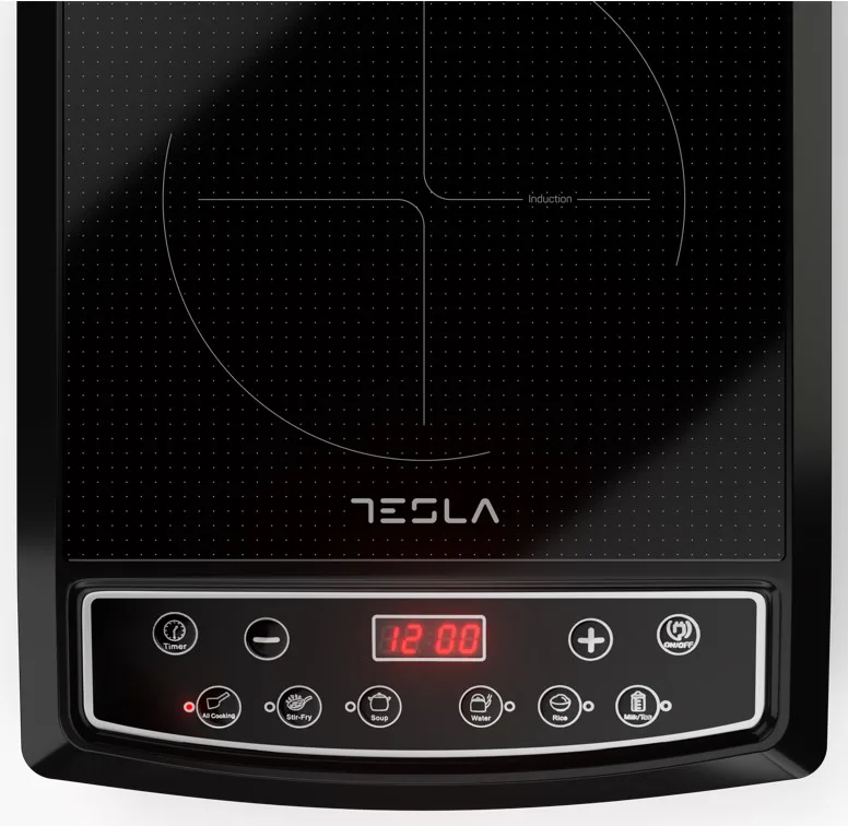 TESLA Indukcijski rešo IC200BSnaga 1500 W; Push dugmići; 8 nivoa snage i temperature; 6 prog kuh