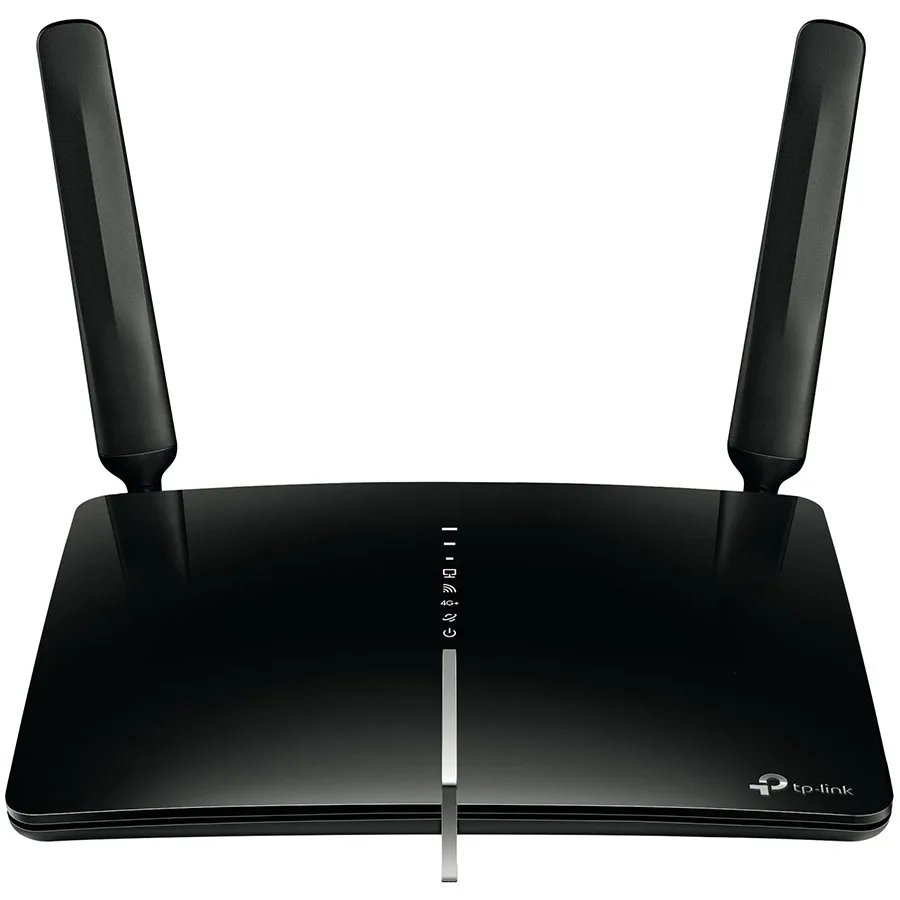 TP-Link AC1200 4G LTE Advanced Cat6 Gigabit Router, build-in 300Mbps 4G+ LTE Advanced modem, LTE-FDD/LTE-TDD/DC-HSPA+/HSPA+/HSPA/UMTS, with 3x10/100/1000Mbps LAN ports and 1x10/100/1000Mbps LAN/WAN po