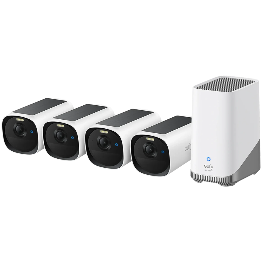 Anker, eufy Cam E40 4-Cam Kit (HomeBase S380) White