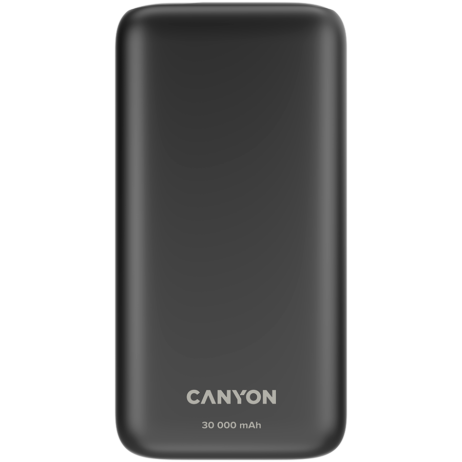 CANYON power bank PB-301 LED 30000 mAh PD 20W QC 3.0 Crni