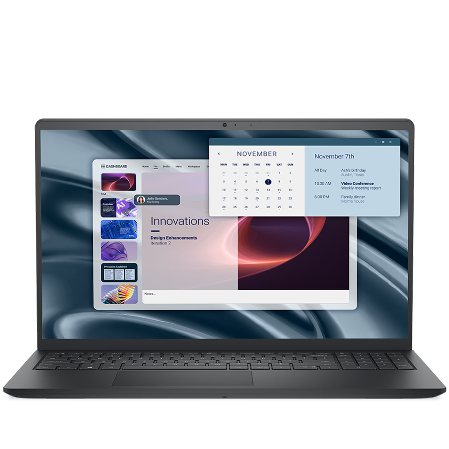 Dell Pro 15 Essential PV15255, 15.6" FHD (1920 x 1080), non-Touch, AMD Ryzen 3 7320U, 8GB LPDDR5 5500MHz (Onboard), M.2 512GB SSD, Radeon 610M Integrated, Wi-Fi 5, BT, HDMI, 1xUSB-C 3.2, 1xUSB 3.2, 1x
