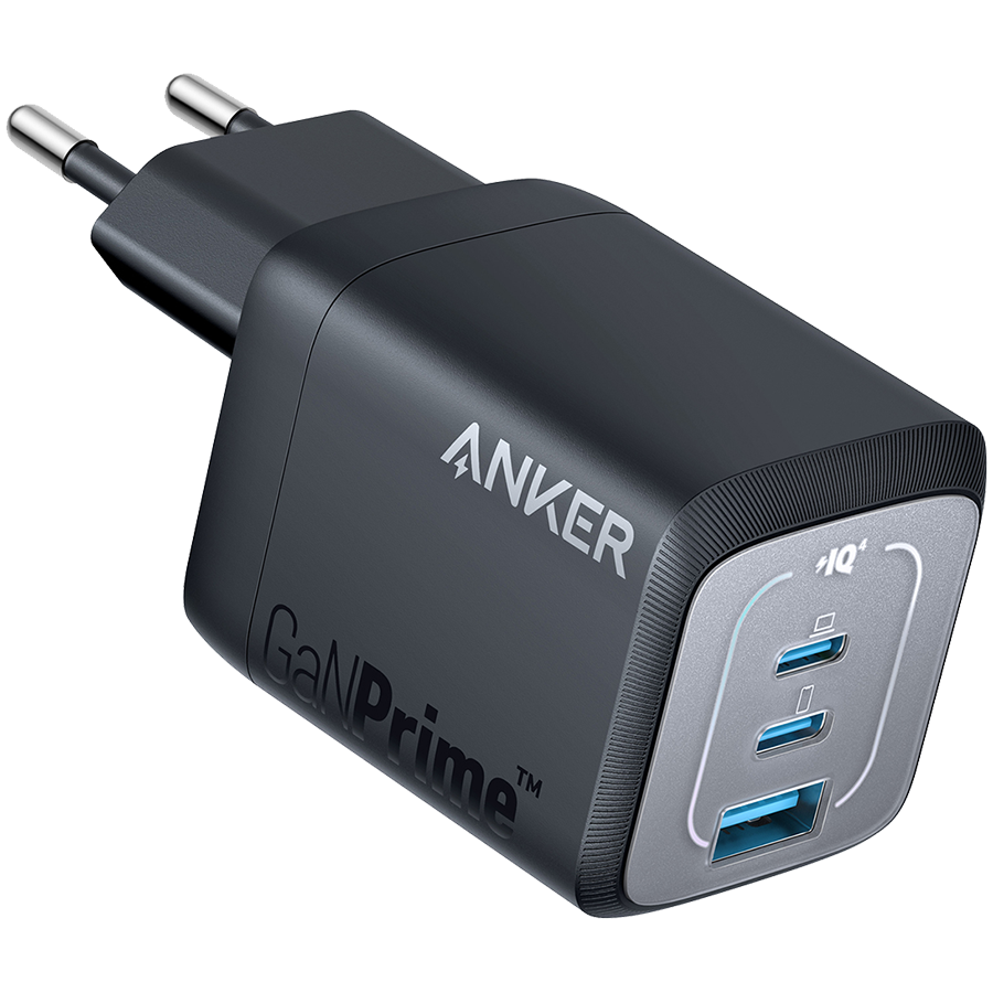 Anker Prime 67W GaN Wall Charger (3 Ports) Black