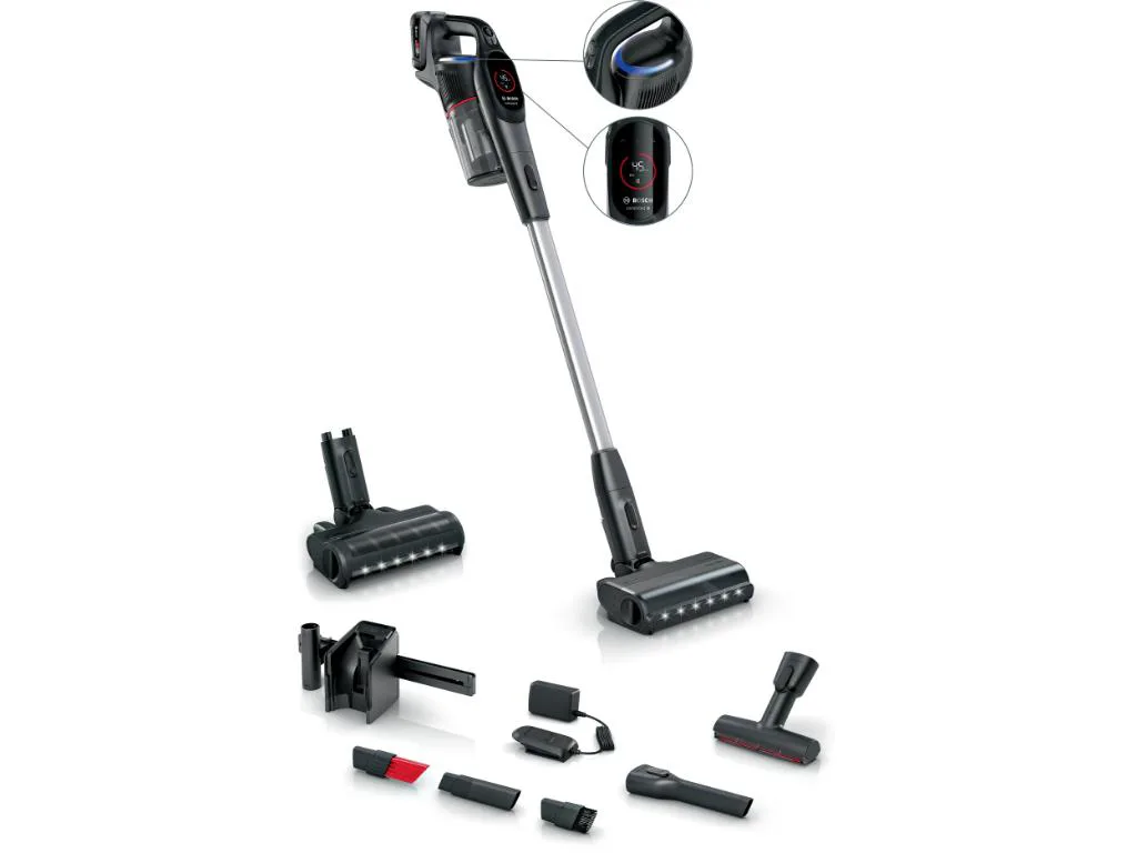 BOSCH Akumulatorski usisavačSerie 9 | UNLIMITED, CRNA1 Baterija, 60 minuta ECO rada