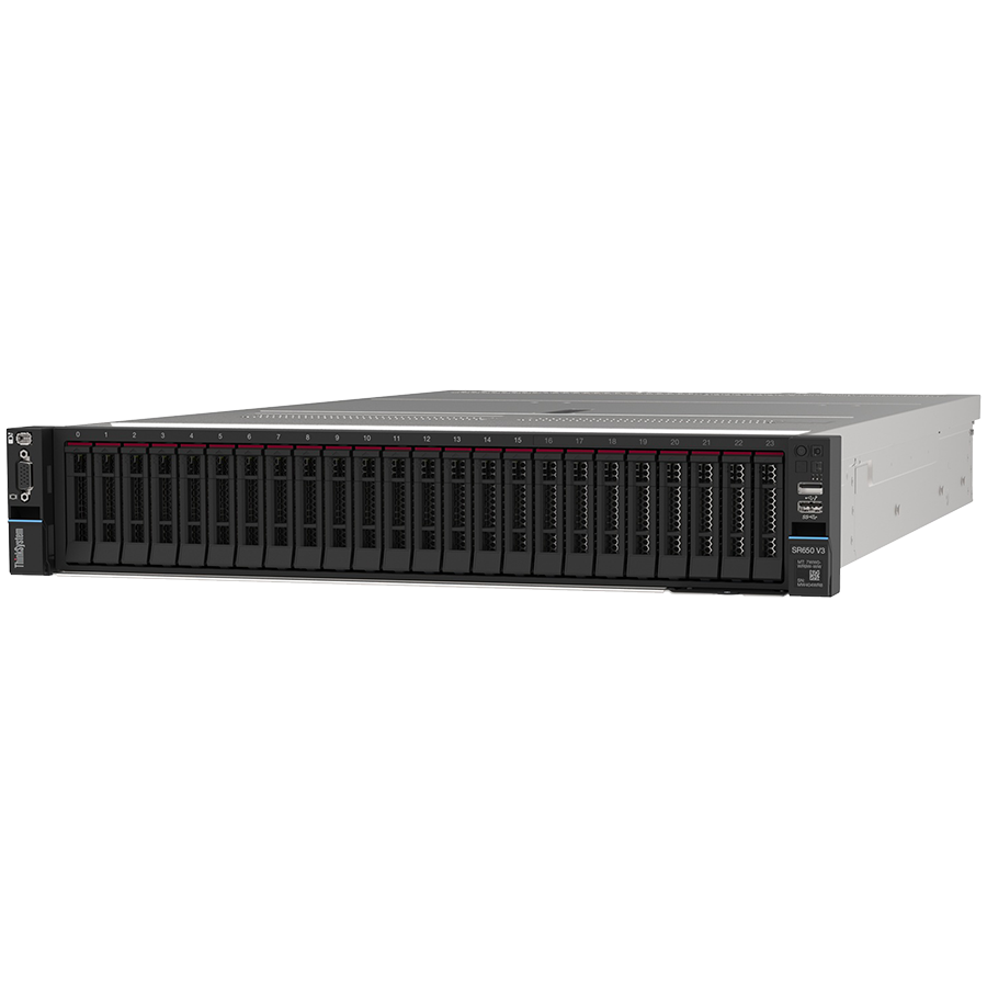 Lenovo ThinkSystem SR650 V3,1x Intel Xeon Silver 4514Y (16C 2.0GHz 150W),1x 32GB (2xR8),1x 940-8i RAID 4GB PCIe 12GB,1x 1100W,XCC Platinum,3yr Warranty