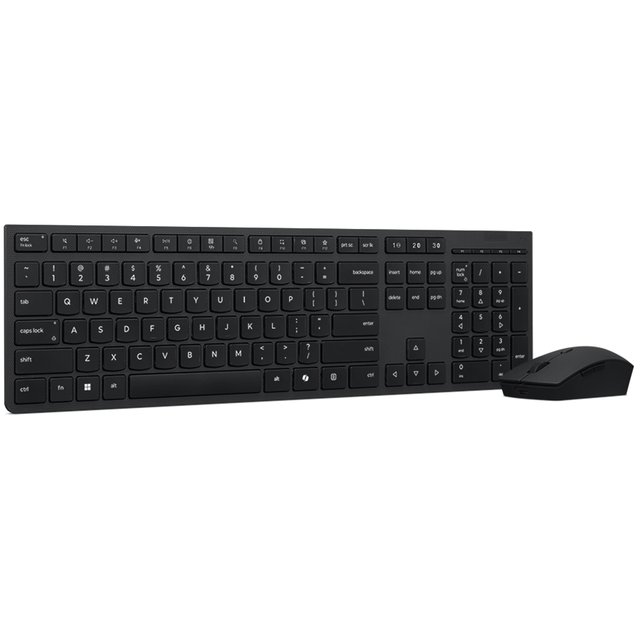 Lenovo Professional Wireless Rechargeable Combo Keyboard and Mouse