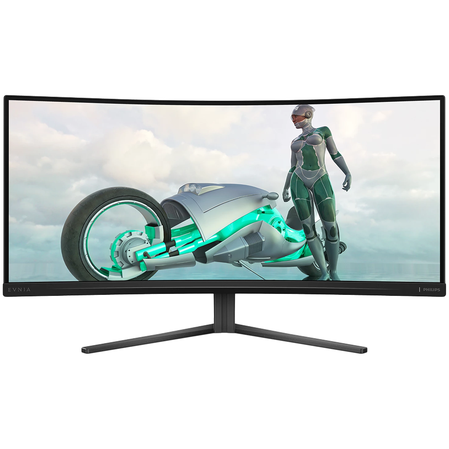 Philips Monitor Evnia 3000 34M2C3500L 34'' Curved VA, 3440x1440 (WQHD), 180Hz, 0.5ms, 300 cd/m², 4000:1, HDR10, 2x HDMI, DisplayPort, Adaptive Sync, 3-year warranty