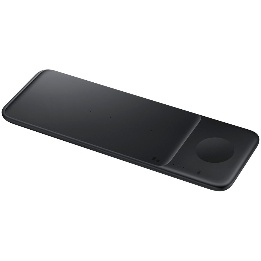 SAMSUNG Fast Wireless Charger Trio Black With travel Adapter