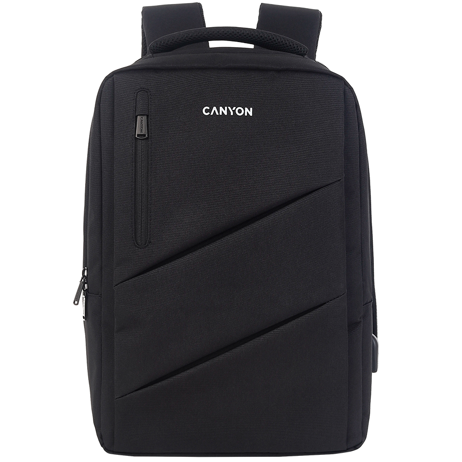 CANYON backpack BPE-5 Urban USB 15.6'' Black