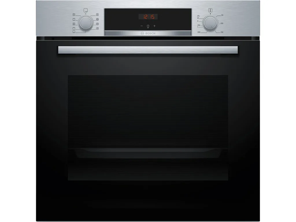 BOSCH pećnica  Serie 4| INOX, A, EcoClean, 71L,Teleskopska vodilica, 7 programa,old:HBA513BS1