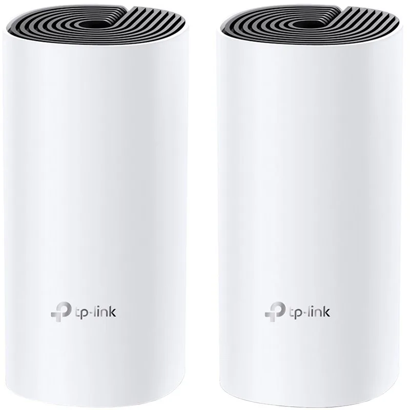 TP-Link Deco M4 (2-pack) AC1200 Whole-Home Mesh Wi-Fi System,Qualcomm CPU,867Mbps at 5GHz+300Mbps at 2.4GHz,2 Gigabit Ports, 2 internal antennas,MU-MIMO, Beamforming,Parental Controls,QoS,Reporting,Ac