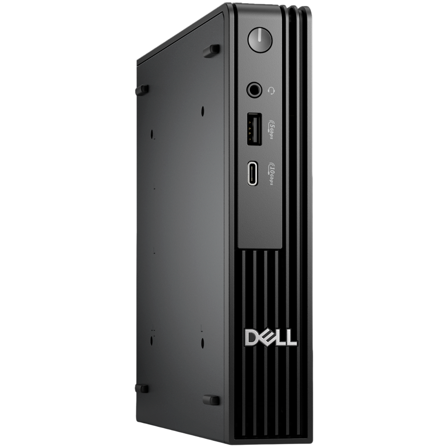 Dell Pro Micro QCM1250, Intel Ultra 5 235T, 1x 16GB DDR5 512GB GB PCIe M.2, Wi-Fi 6E+BT 5.3, Front: 1x USB C 3.2, 1x USB 3.2, Back: 2x USB 3.2, 2x USB 2.0, HDMI, DP, RJ45, USB KB/Mouse, W11Pro, 3Yr